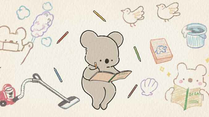 [照片/图片] 首播将于10月2日开始！动画《无尾熊绘日记》第一集“绘日记的开始”先行剧照公开 2