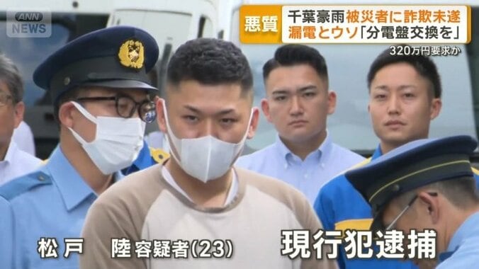 松戸陸容疑者（23）