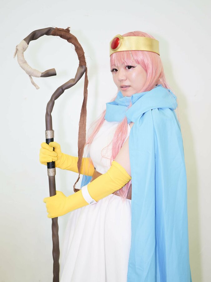 [照片/图片] “我很喜欢《勇者斗恶龙》，想和大家聊聊” 女贤者的角色扮演者，选择“粉色”的理由是什么？ 5