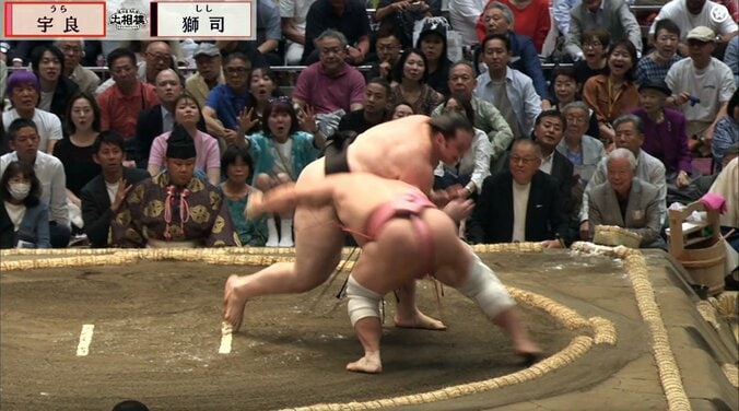 あれ?「宇良がいなくなった」館内沸く“マジック”に元NHKベテランアナ驚嘆 「宇良しかできない」玉ノ井親方も称賛 5枚目