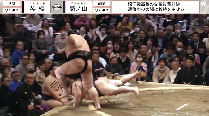 勝ったのは琴櫻