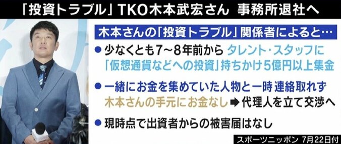 ひろゆき氏、TKO木本の仮想通貨トラブルに持論「なぜ儲けたいときに他人にお金を渡すのか」 3枚目