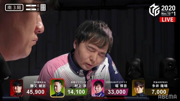 こんなの切りたくないってば！トップ雀士が超危険牌つかみ苦悶の表情 ファンも注目「これはキツい」「地獄」／麻雀・Mリーグ