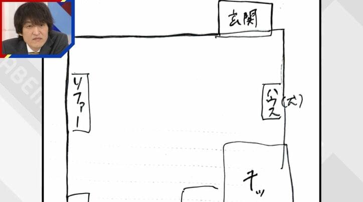 間取りのイラスト(一部)