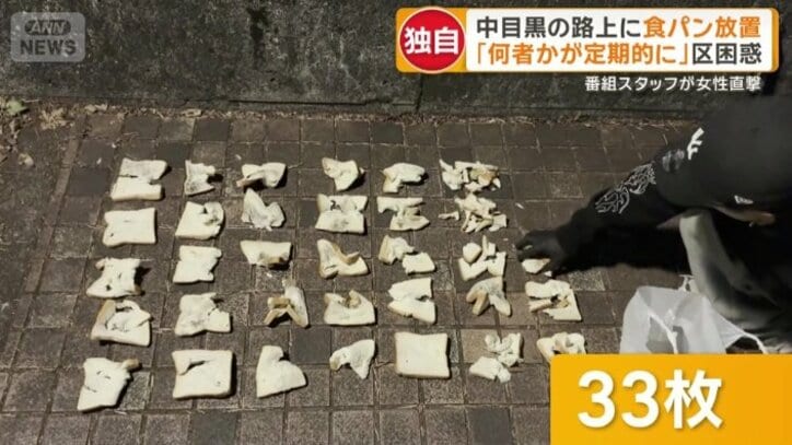 回収した食パン