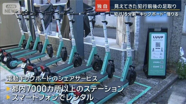 電動キックボードのシェアサービス