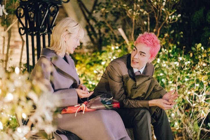 『silent』出演俳優に金髪モデル美女・美月がド直球質問「ぶっちゃけ、あり？なし？」その後まさかの展開に…『花束オオカミ』第1話