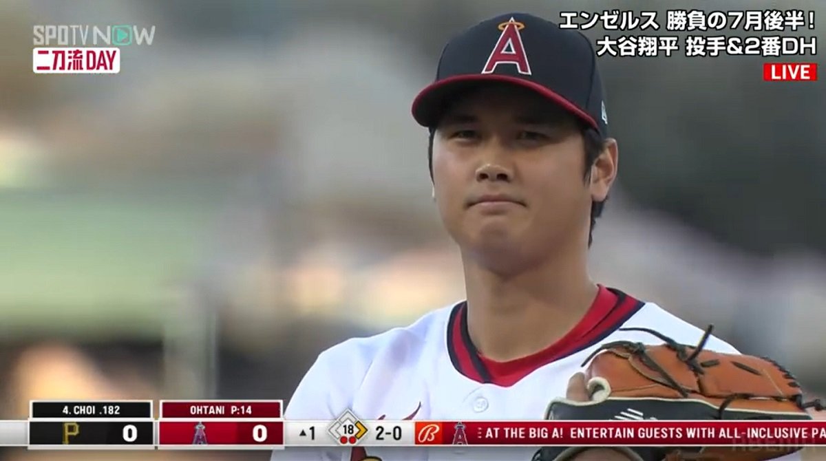 二刀流”大谷翔平、自己ワースト4被弾も大量援護で日本人最多8勝目