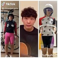 中嶋里美、ついに競輪界も『うちで踊ろう』ハンドル手に全力“自転車ダンス”／ガールズケイリン