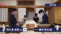 竜王戦 2組 ランキング戦 藤井聡太王位・棋聖 対 阿久津主税八段
