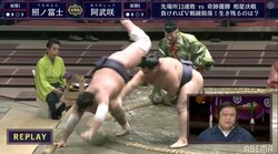 本当に先場所13敗？復活の阿武咲、照ノ富士を豪快に寄り倒しファン「ついに覚醒したか」