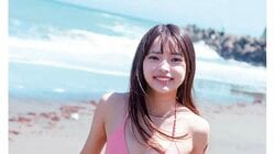 女優・小森香乃、弾ける笑顔やシックな水着で魅了 『週チャン』で人生初表紙飾る