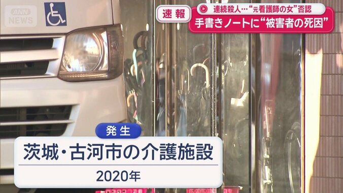 2020年、茨城県古河市の介護施設で起きた