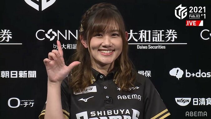 心の底から「麻雀LOVE」日向藍子、弾ける笑顔で完全復活のトップ「嬉しいです！」／麻雀・Mリーグ 1枚目