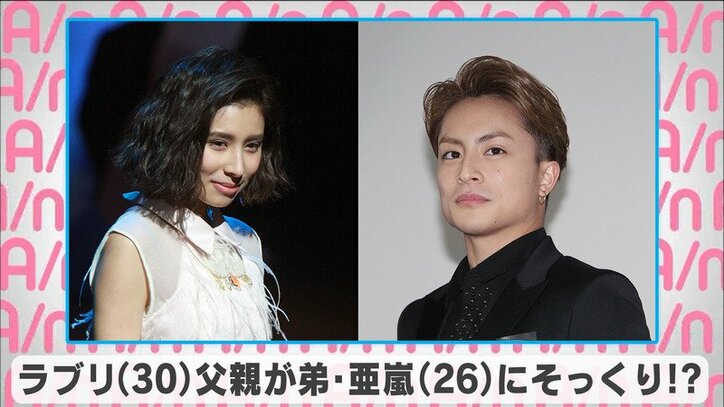 ラブリ 父の日に両親のラブラブショット公開 亜嵐くんそっくり と反響 芸能 Abema Times