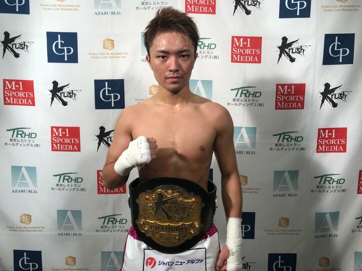 Krushに19歳の新王者誕生!西京春馬、小澤海斗との神経戦を制しベルトを奪取