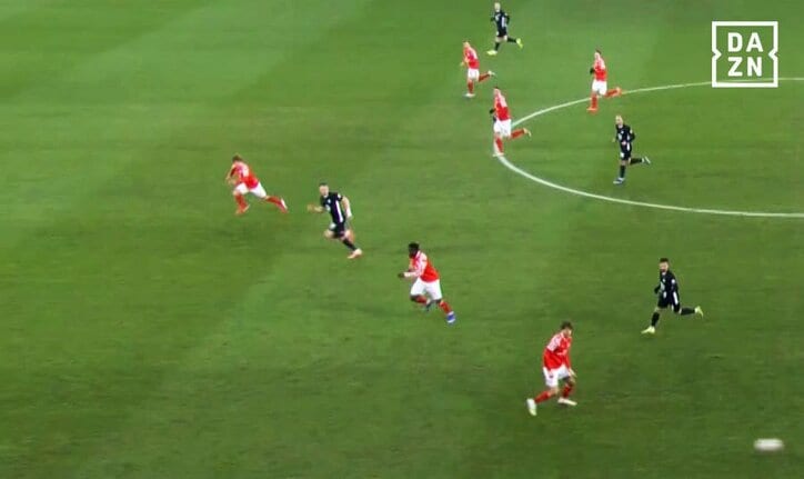 爆速で戻る佐野海舟