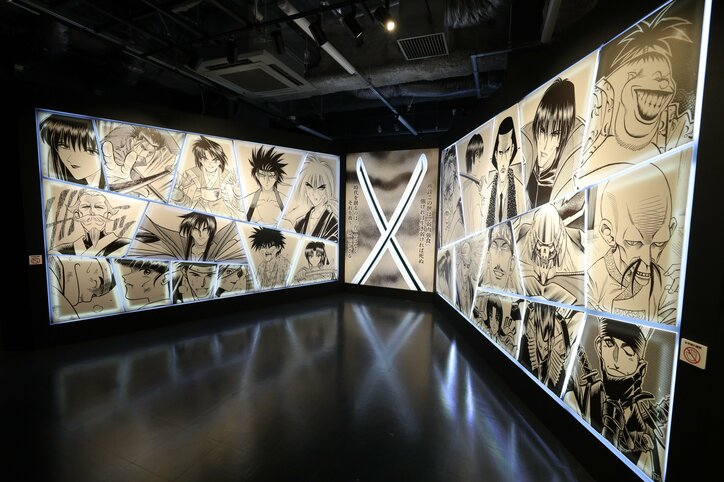 【写真・画像】30周年記念原画展「るろうに剣心展 30th Anniversary Exhibition 志々雄真実篇」東京会場開催中　2枚目
