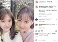 トリンドル玲奈&瑠奈の桜をバックにした2ショットにファン絶賛「花より…美人姉妹」「可愛さ最強」
