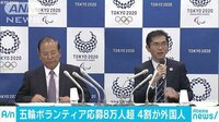 社会ニュース - 五輪ボランティアに8万人以上が応募　4割超が外国人 | 動画視聴は【Abemaビデオ(AbemaTV)】