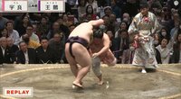 【映像】行司の後ろに“超大物”歌手