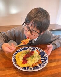 みきママ『ランチは酢豚の残りでオムライスです!!』