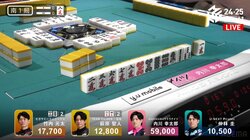 リーチ！リーチ！リーチ！めったに見られない3者連続でのリーチ宣言 わずか数秒で起きた激アツの展開「一気にきたー」／麻雀・Mリーグ