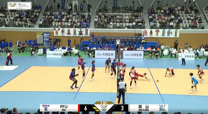 ラリーに終止符を打った見事なツーアタック