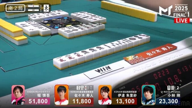 追っかけリーチで一発！佐々木寿人の強烈カウンター