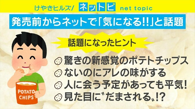 海苔がないのに海苔の味がする!? ネットで話題の新作ポテチをスタジオで実食 1枚目