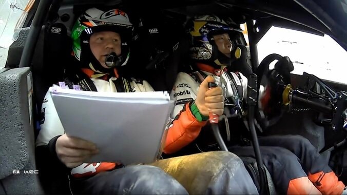 助手席から「サイドブレーキ引いているんです！」世界ラリーで驚きの“曲芸” 日本人の相棒が見せた凄技に脚光 2枚目