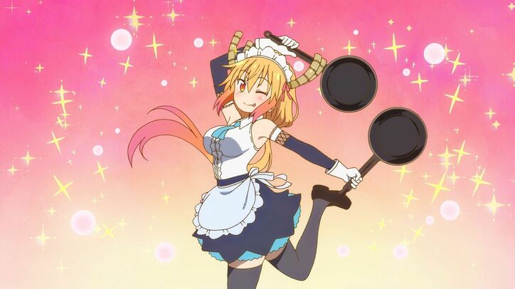 アニメ「小林さんちのメイドラゴンS」第1話、小林さんに新たなドラゴンの脅威が!?先行カット&あらすじ公開