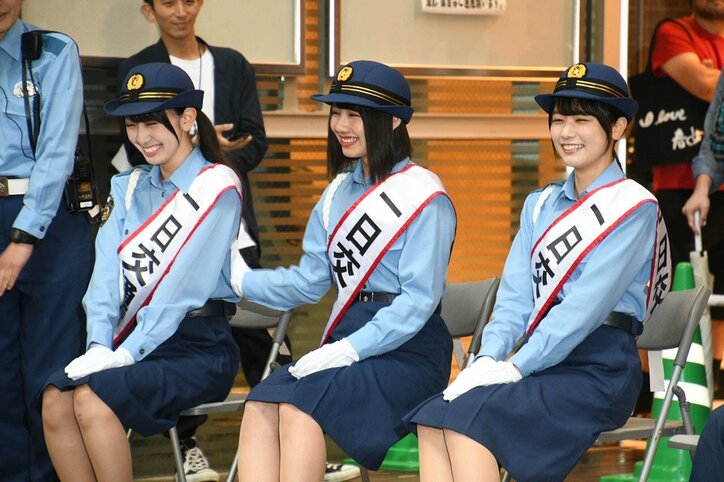 「大好きな埼玉県のために」金村美玖、渡邉美穂、丹生明里がハッピーオーラな「一日交通部長」に就任　秋の全国交通安全運動