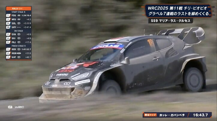 【写真・画像】「誰の車かわからない」世界ラリーで衝撃光景　まさかのスタート場面に放送席“あ然”「GRヤリス、それしかわからない」　1枚目