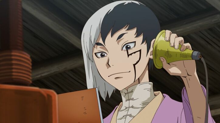 アニメ「Dr.STONE NEW WORLD」千空たちの通信が何者かに妨害される…第3話先行カット&あらすじ公開