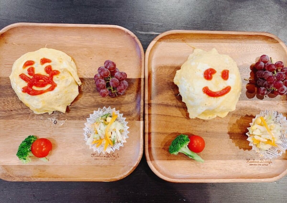 飯田圭織、子ども達のために作ったキャラクターオムライスを公開「完成