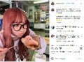 “しゅんまや”重川茉弥のキュートな“もぐもぐショット”にファン絶賛「かわいすぎる」「美女とはこういうこと」
