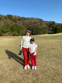 東尾理子『春のゴルフ』