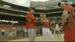 世界王者に輝いた侍ジャパン吉田正尚とヌートバー感動の再会に視聴者ほっこり「たっちゃんとヨシダさんの再会シーンは熱い」