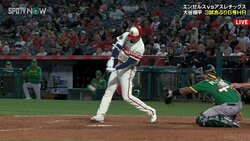 大谷翔平、第5打席で3試合ぶり飛距離122.2メートルの6号2ラン