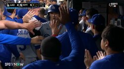 大谷翔平の俊足VSジャッジの爆肩 紙一重のタッチアップで球場騒然の激熱クロスプレー「走るの速すぎー」