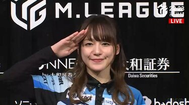 勝利の女神に好かれた美女雀士 瑞原明奈、本人もびっくりの逆転トップ