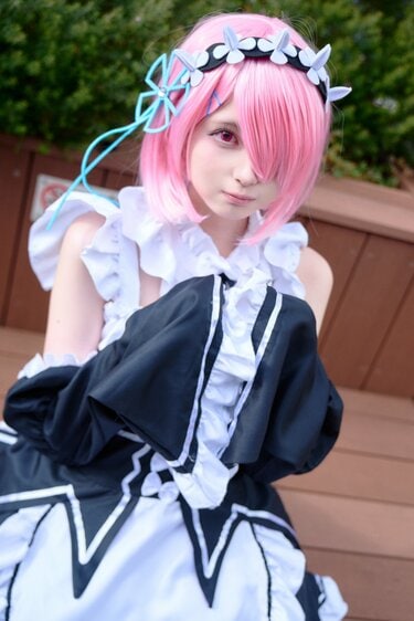 コスチューム・コスプレ 初獣猫 リゼロ ラム 魔法少女ver コスプレ