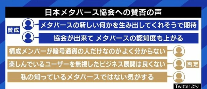 「1日の大半をバーチャル空間で過ごす人が増えると思う」流行りは一過性?「メタバース協会」批判をどう見ている? 当事者の本音 12枚目