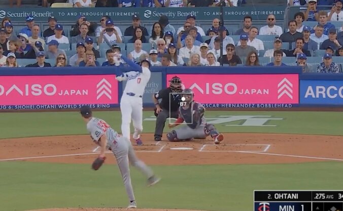 【写真・画像】もうワケわからん！大谷翔平、爆速弾丸ライナーで“異変”「ドン引き」「そりゃビビる」相手投手の被弾リアクションが話題に　1枚目