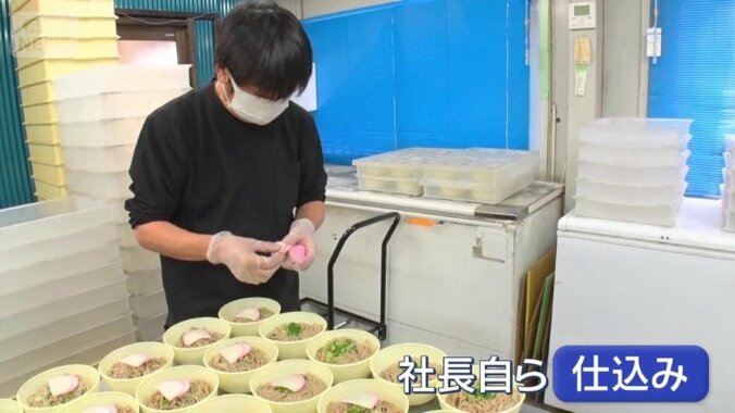 社長が自ら麺を仕込み、一日2回補充