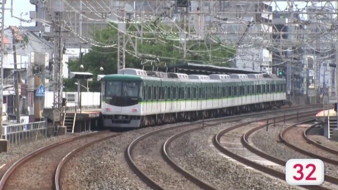 隣駅に到着するまでわずか32秒