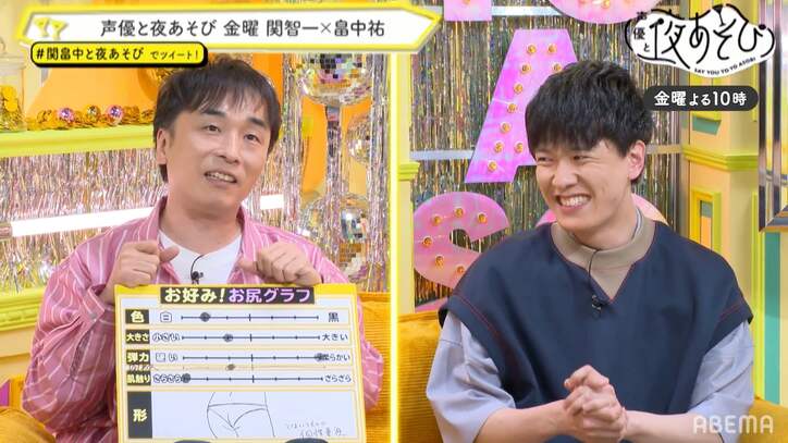 関智一&畠中祐が好みの“お尻”を赤裸々トーク!『声優と夜あそび 金 #2』放送後レポート