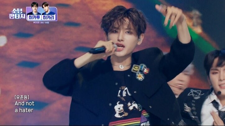 トリッキーなマイクの持ち方＆色気爆発で会場絶叫！消極的だった練習生が荒々しく覚醒　審査員衝撃「音楽番組ではなくライブを見ているよう」