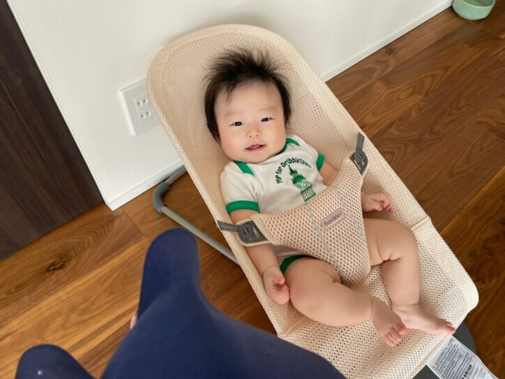 あいのり・桃、息子が生後5カ月を迎えて「成長も楽しみ」